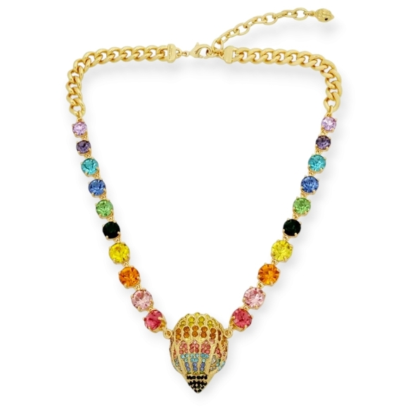 🔹️Kurt Geiger 🔹️crystal Eagle Rhinestone pendant Necklace ✨️🌈 - Picture 1 of 9